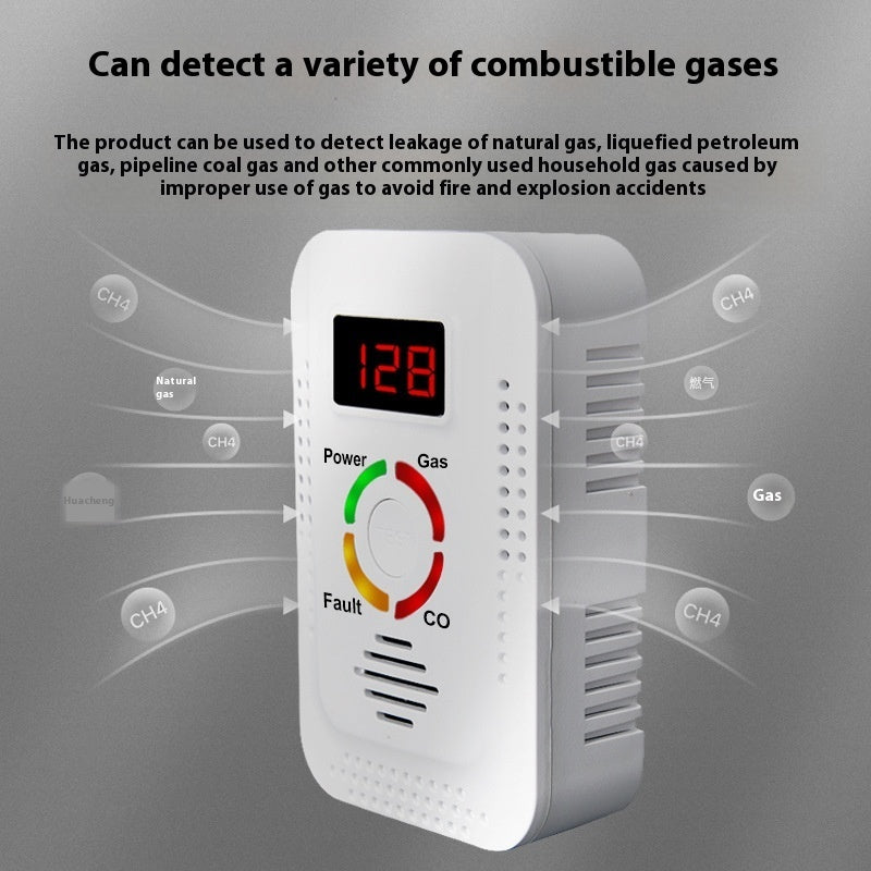 Carbon Monoxide Gas Two-in-one Alarm Household